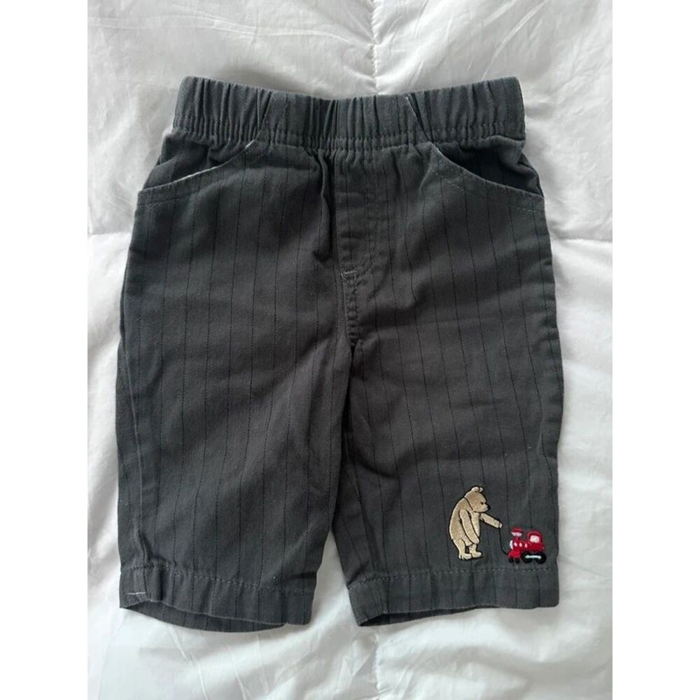 Vintage Disney Classic Winnie the Pooh Pinstripe Pants 3 Months